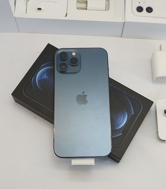 &nbsp;iPhone 12 Pro Max 256GB Quốc tế cũ 99% - Xanh - Không zin tặng máy